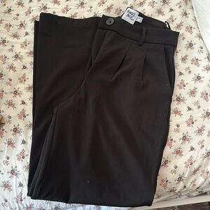 Princess Polly Archer Pants Black